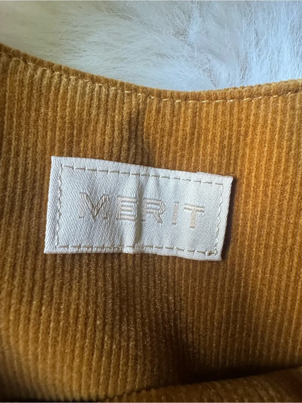 Merit Knot-Handle Cosmetic Bag in Camel
